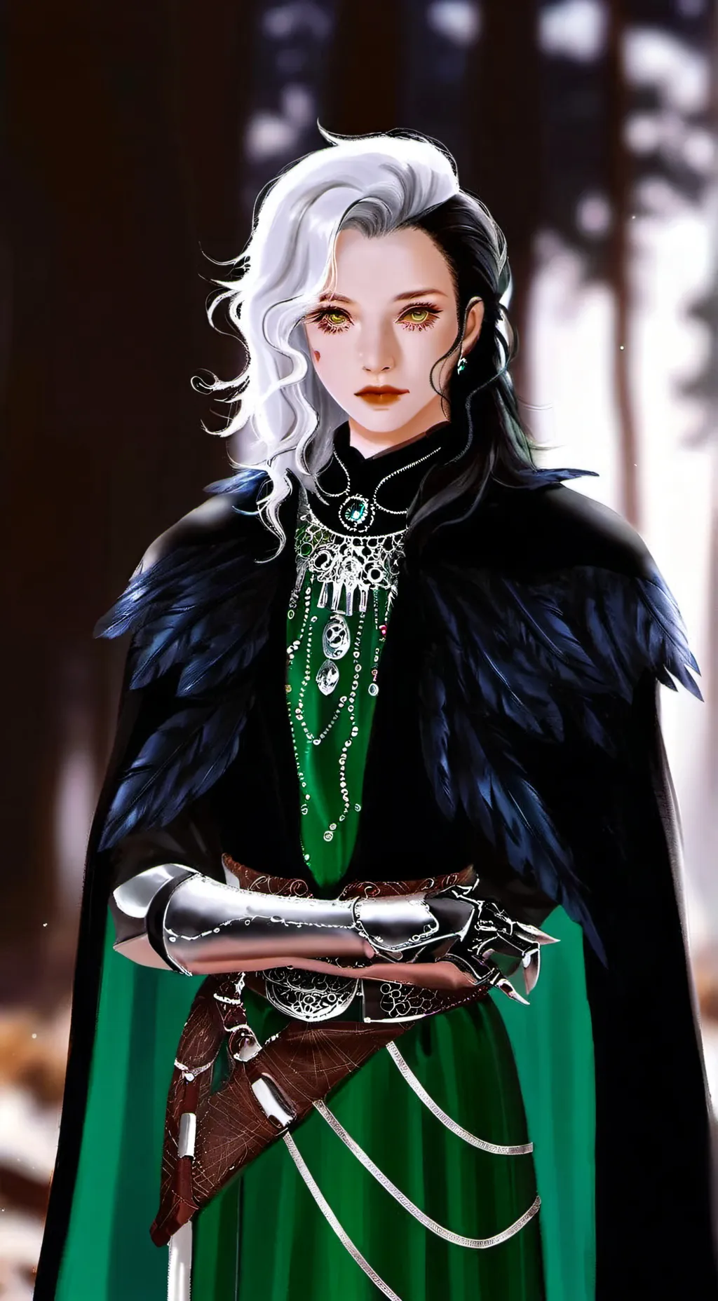 ai character: Elira thornspell background