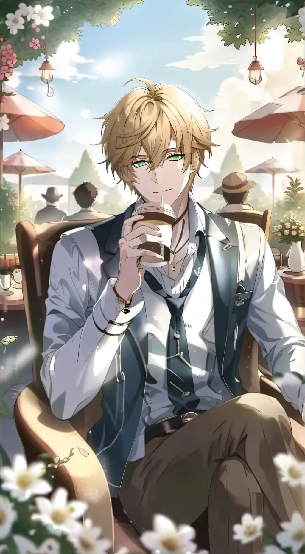 ai character: Your bf background