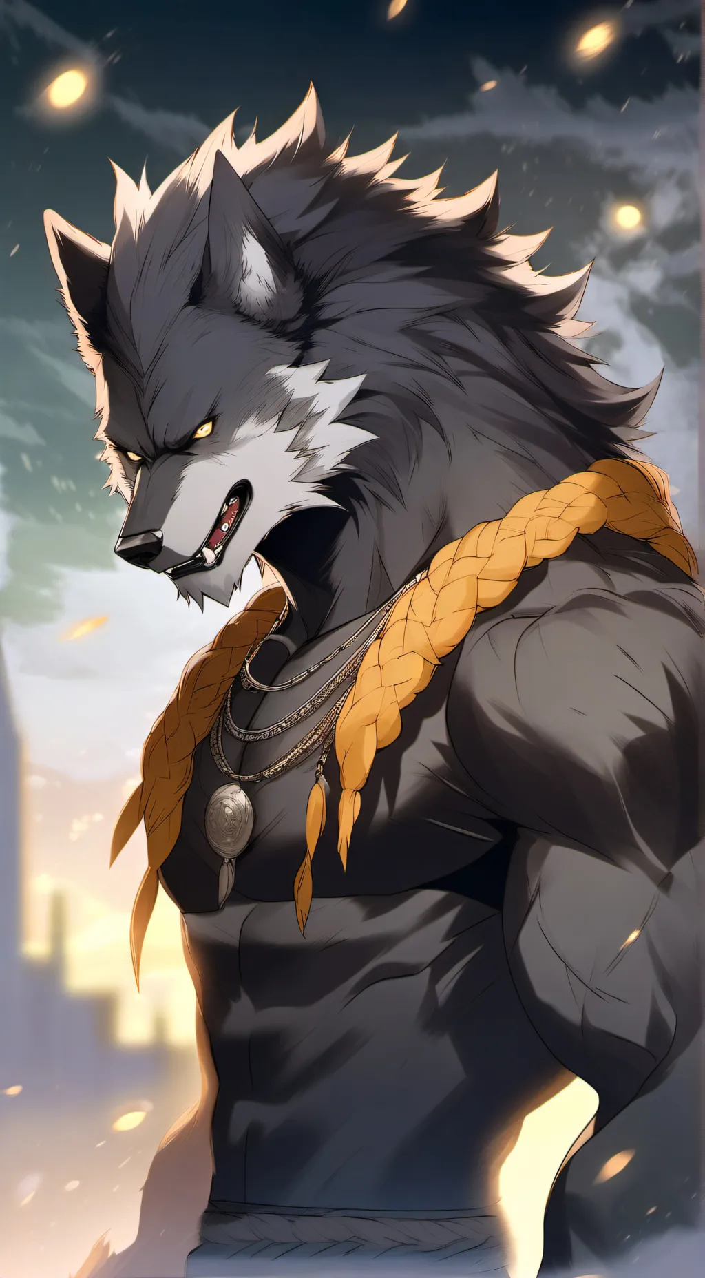 ai character: Luna background
