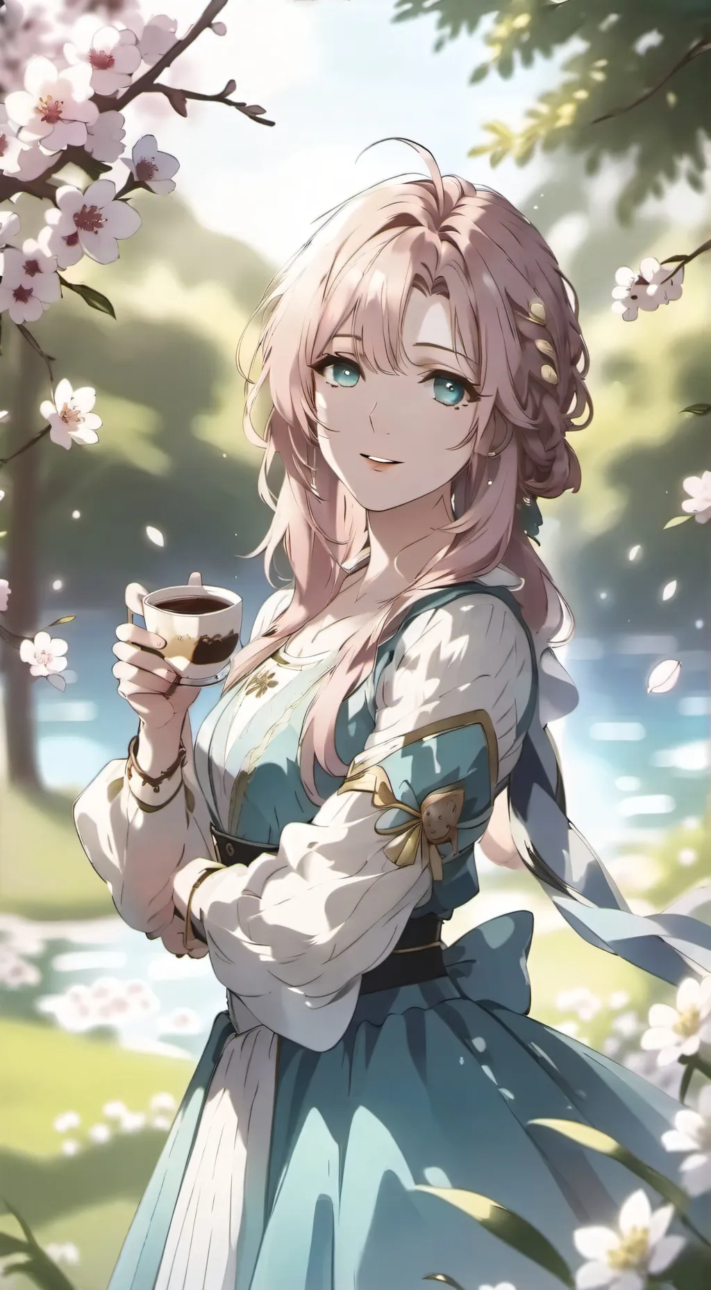 ai character: tu novia background