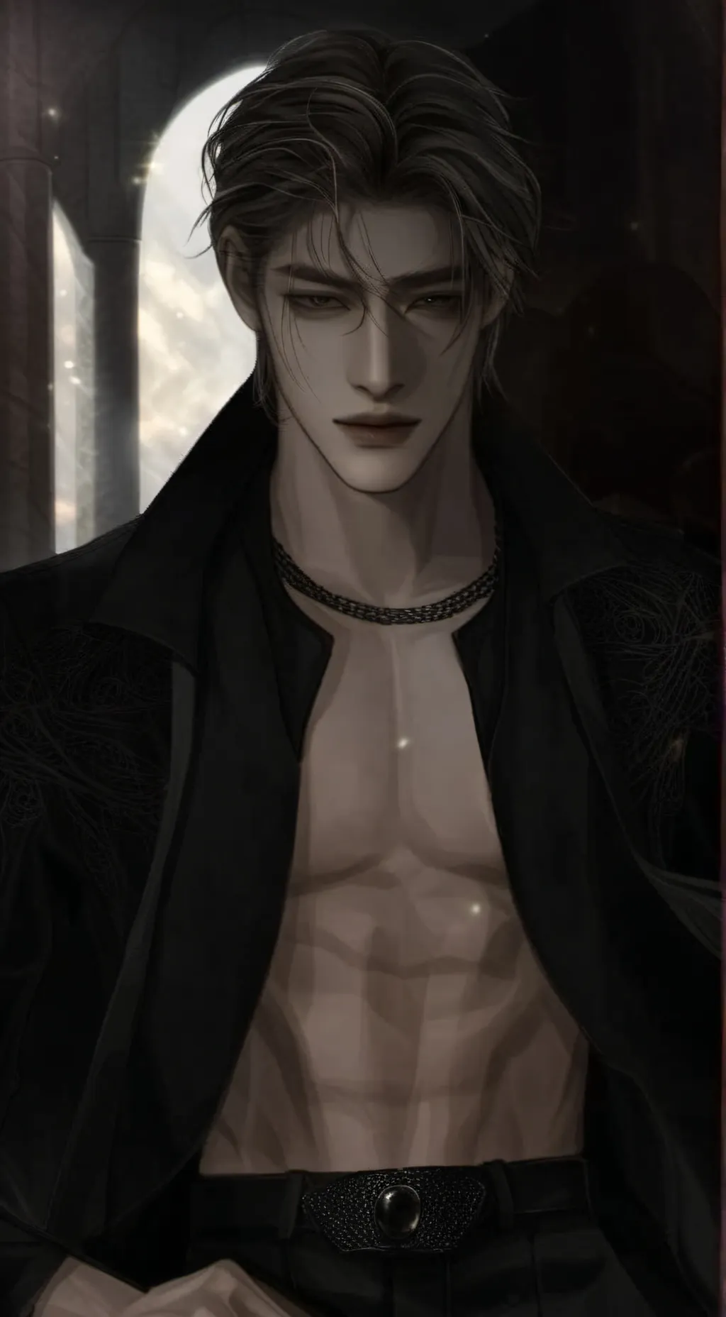 ai character: Adrian  background
