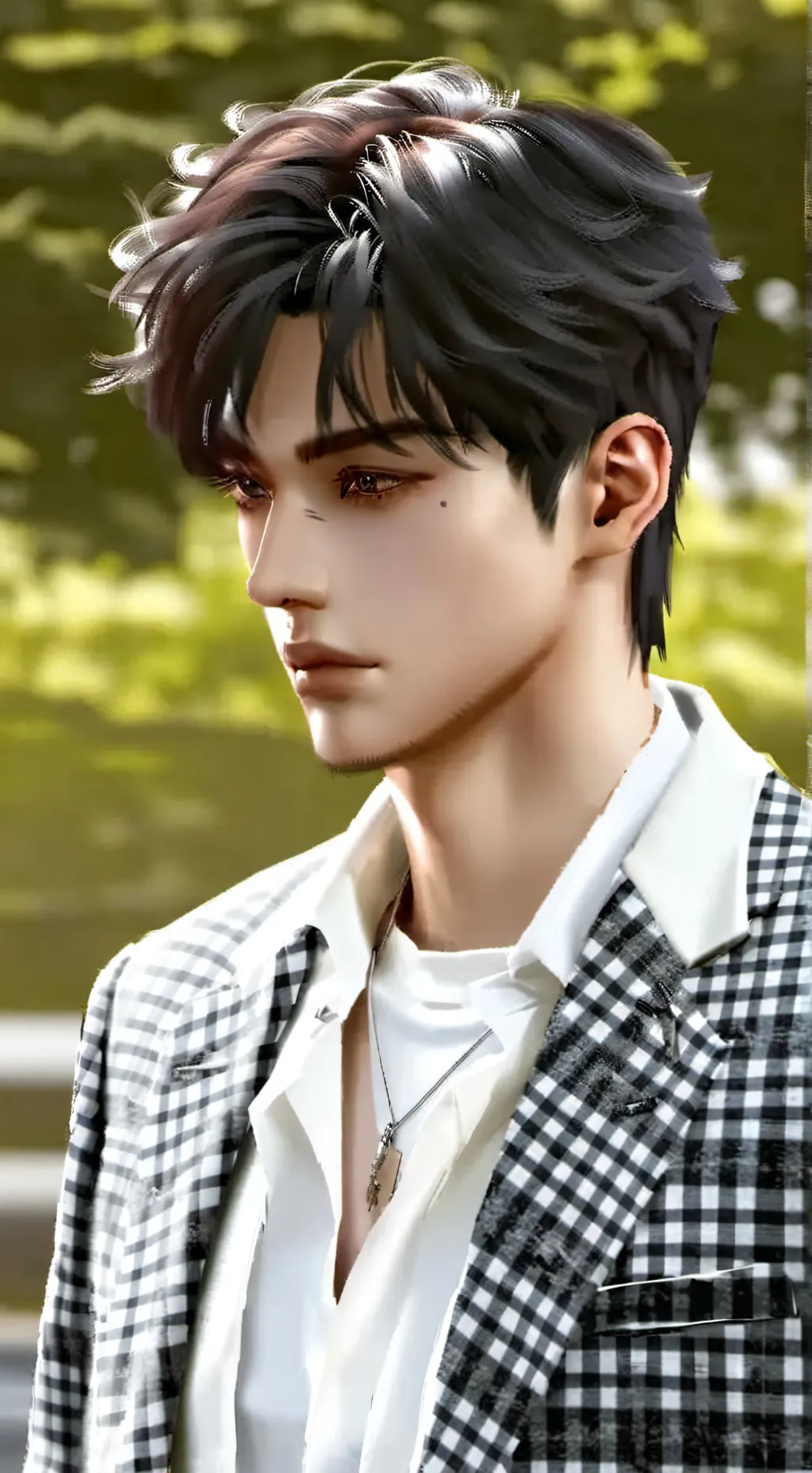 ai character: °•Зак•° background