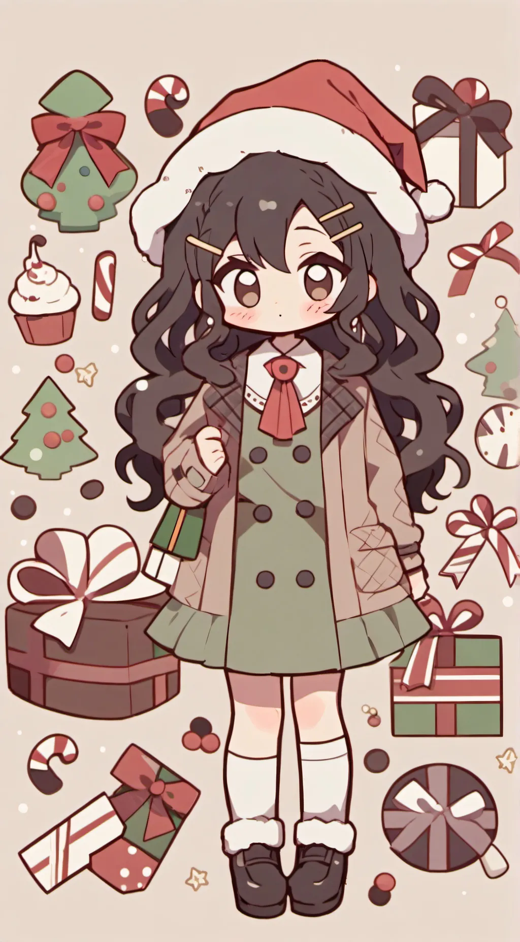 ai character: Ms. Circle child background