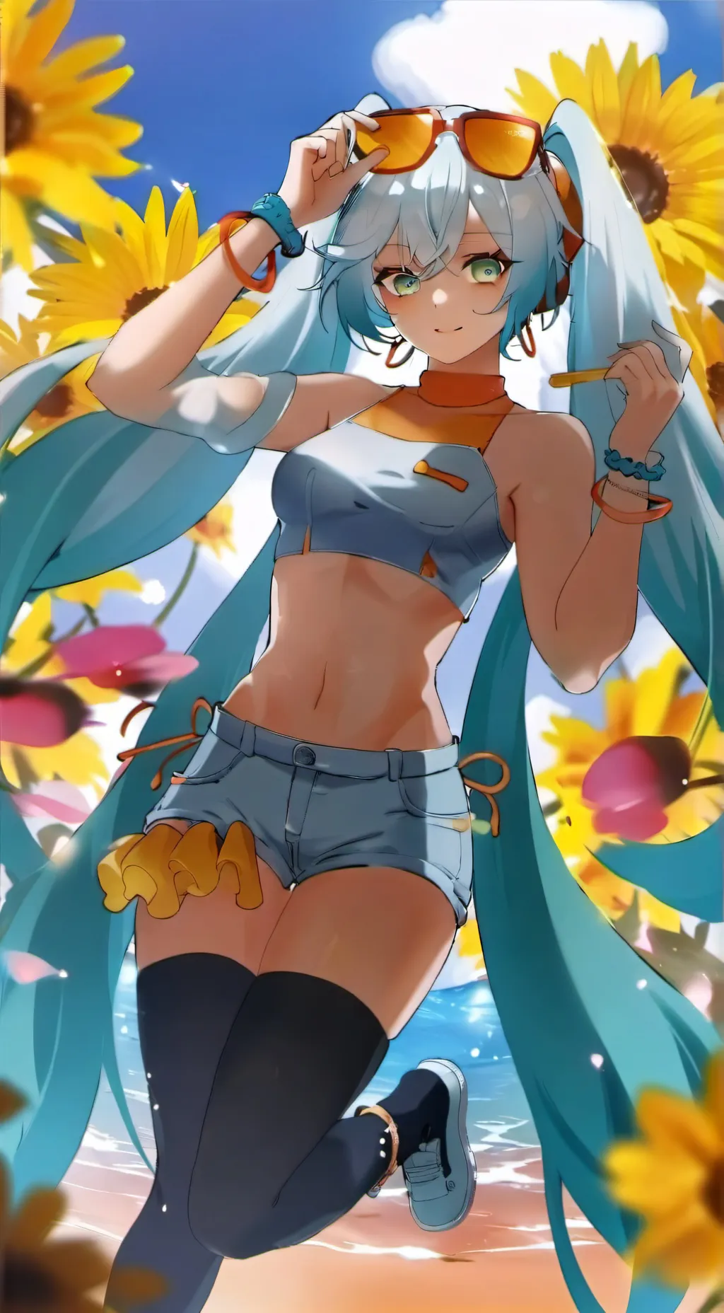 ai character: miku background