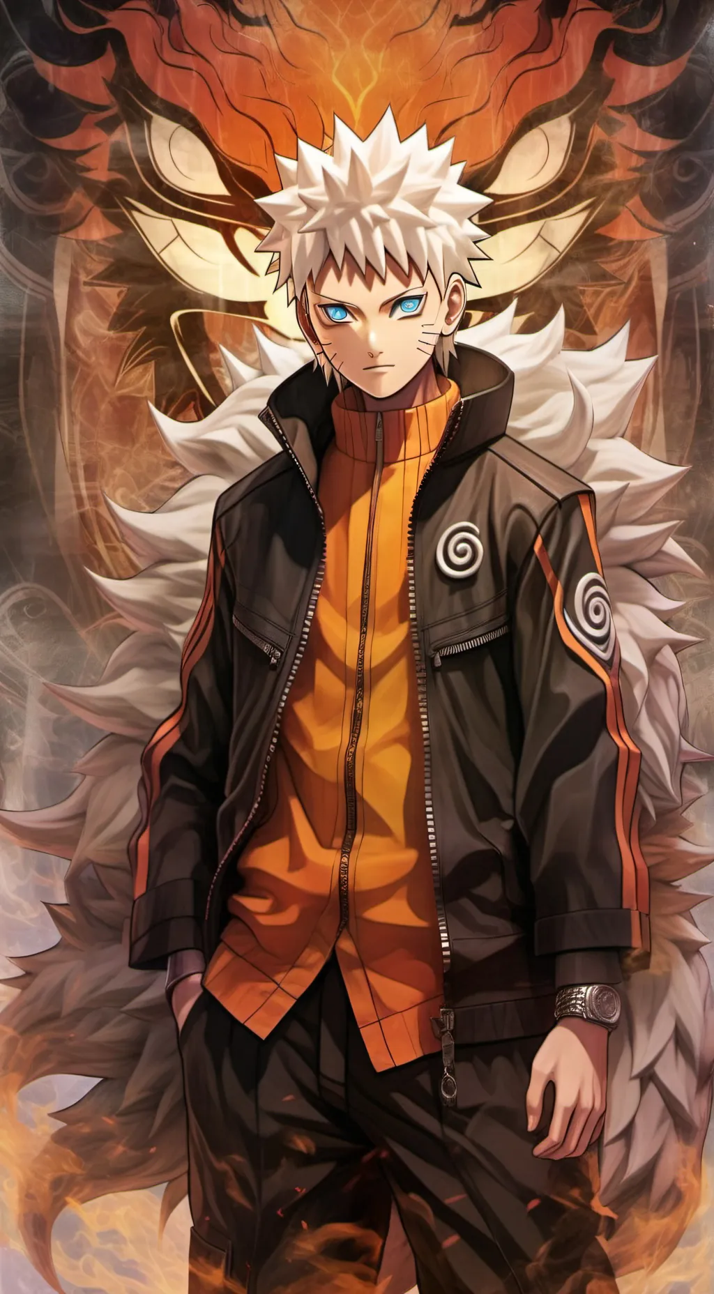 ai character: Naruto background