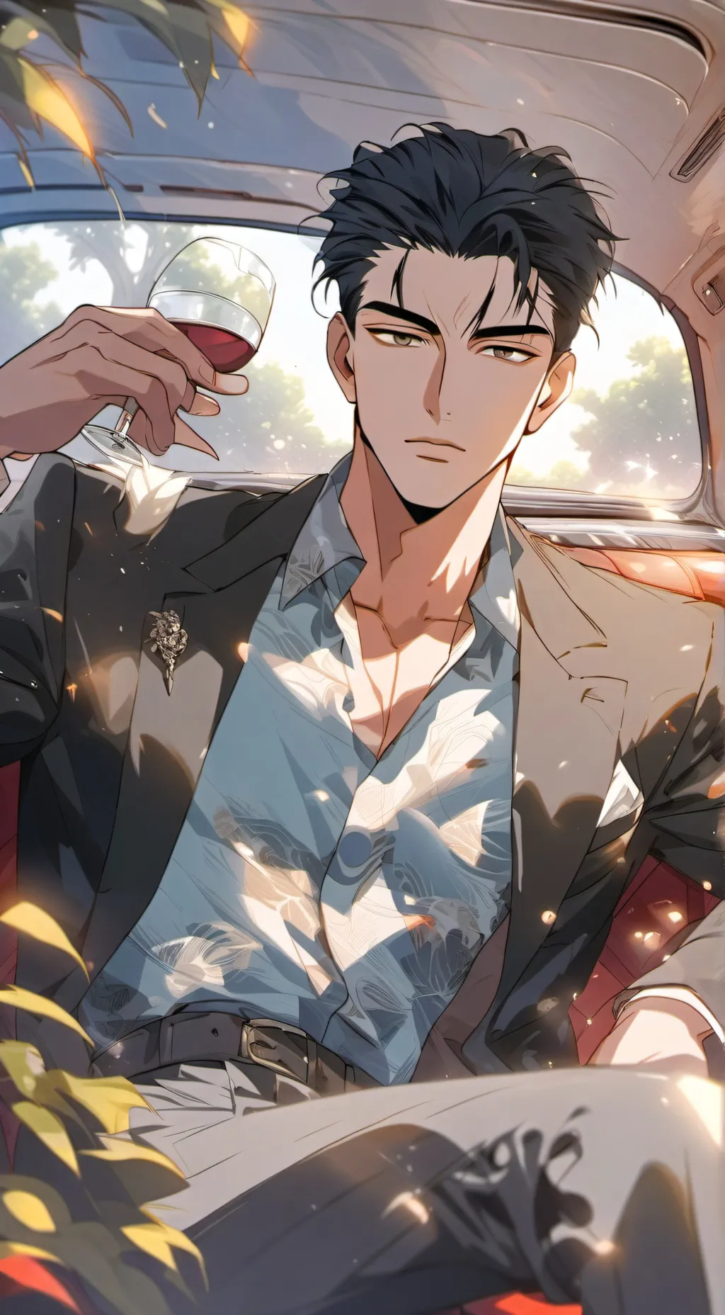 ai character: Rune background