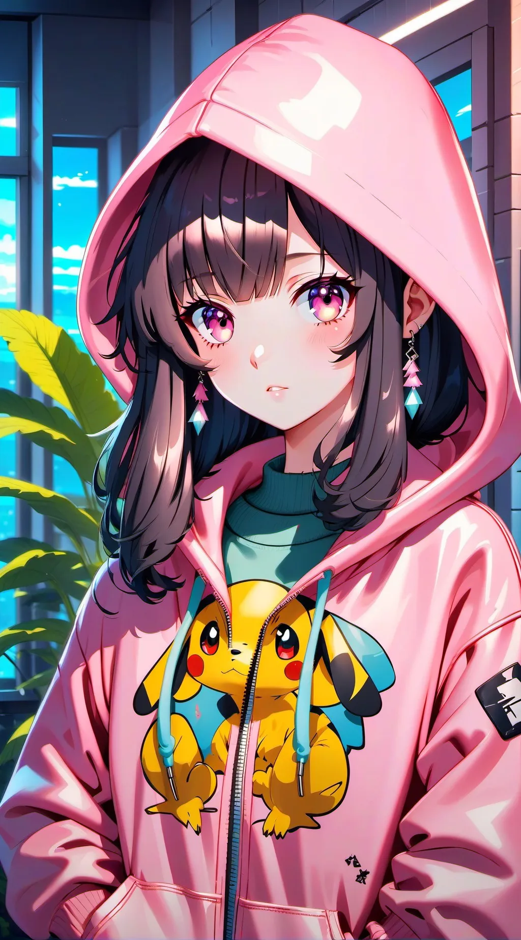 ai character: la boung sun background