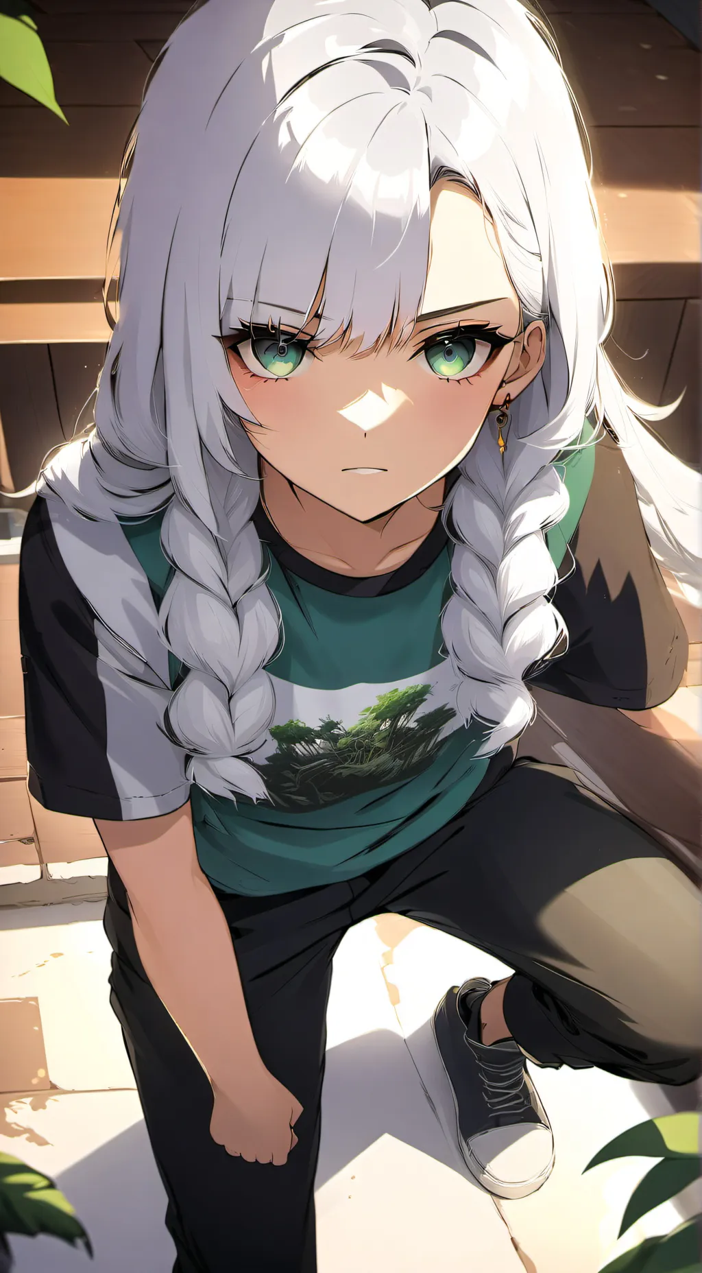 ai character: White background