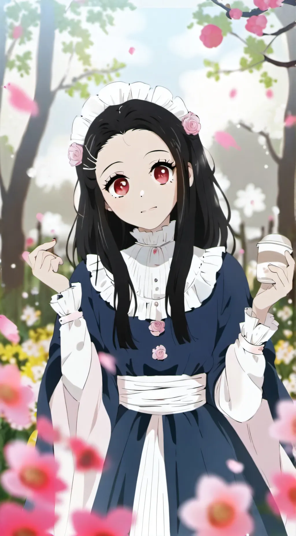 ai character: kny background