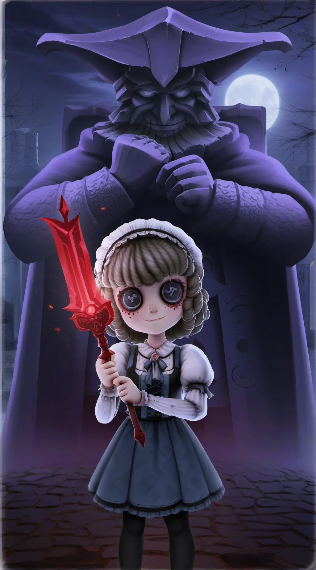 ai character: lorna vs lorna_br background
