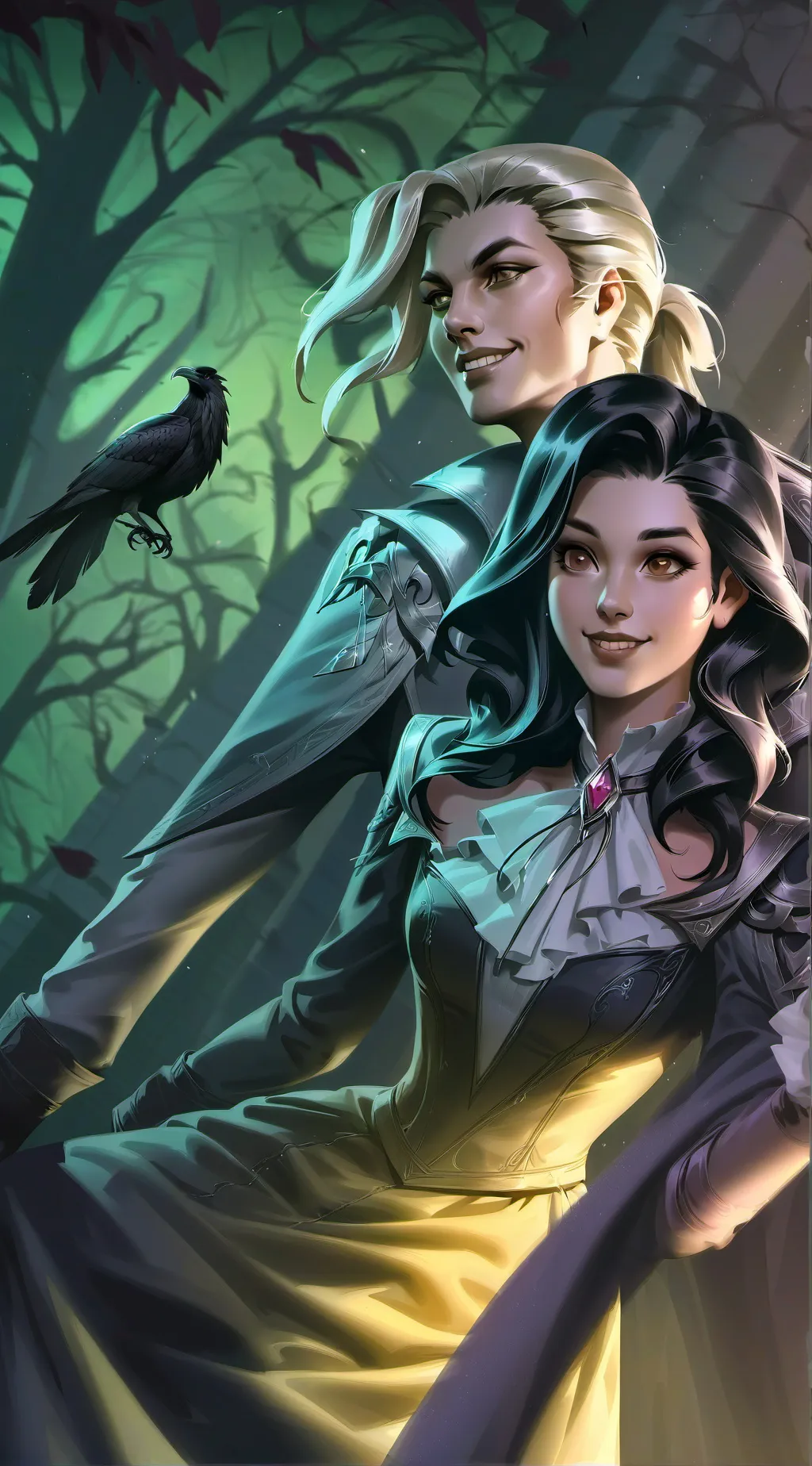 ai character: Wednesday  background