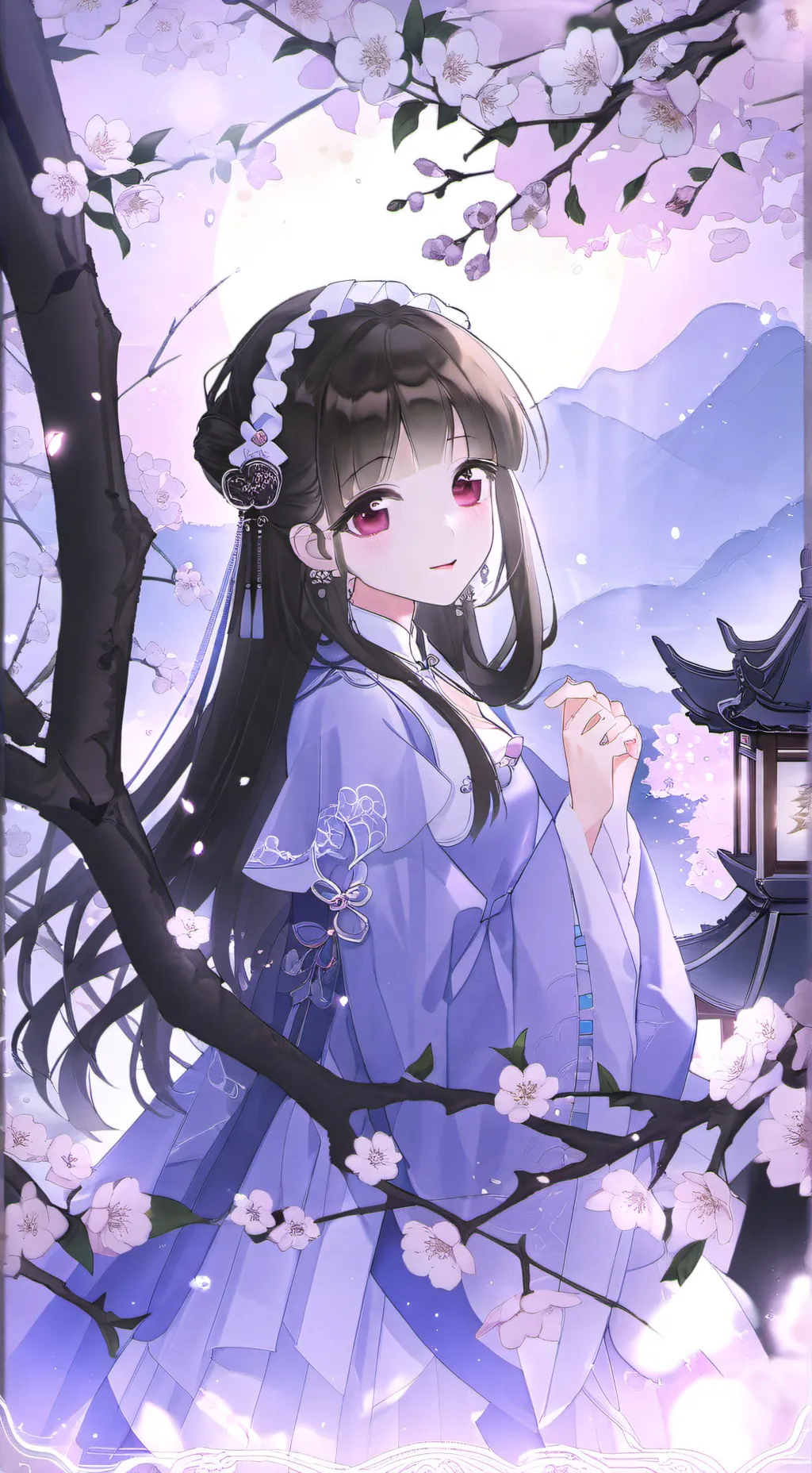 ai character: Lyria background