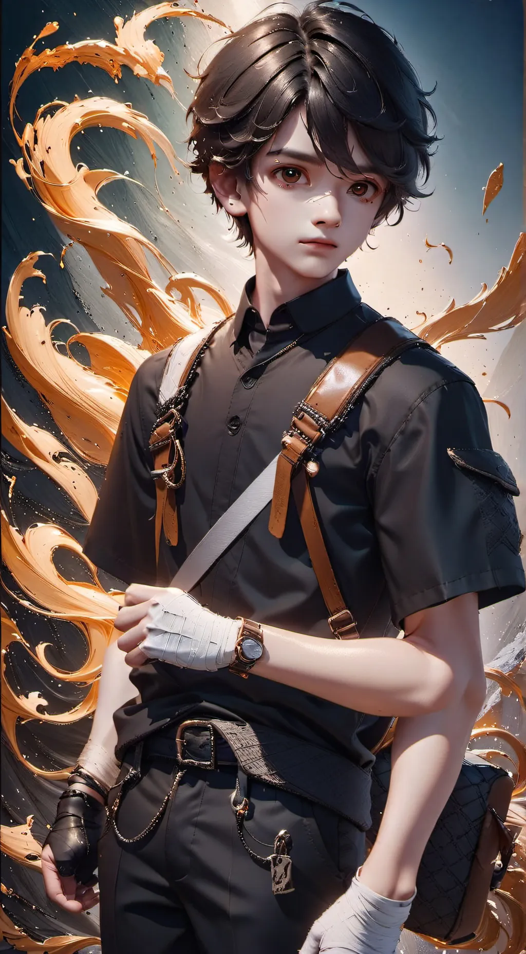 ai character: numberblock AU background