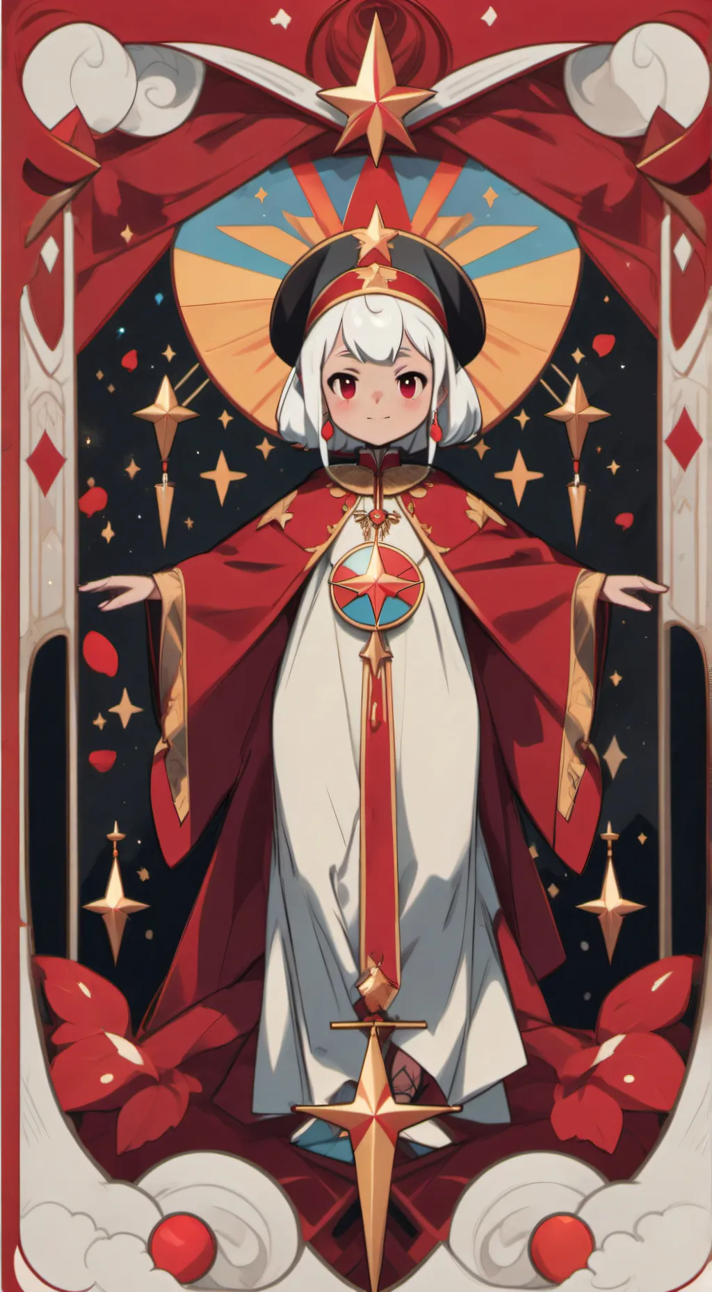 ai character: pinky x sky  background