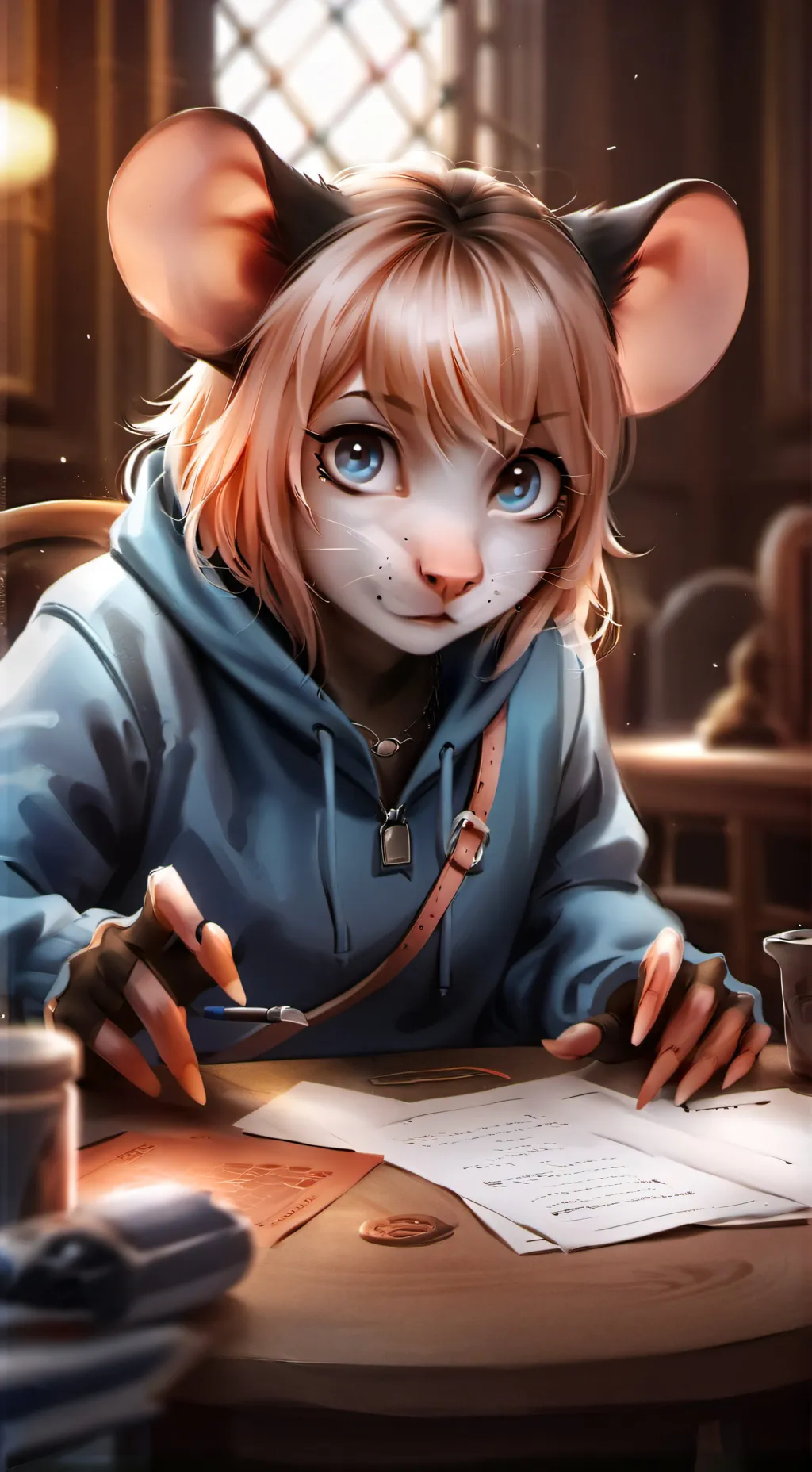 ai character: Squeak the Mouse background