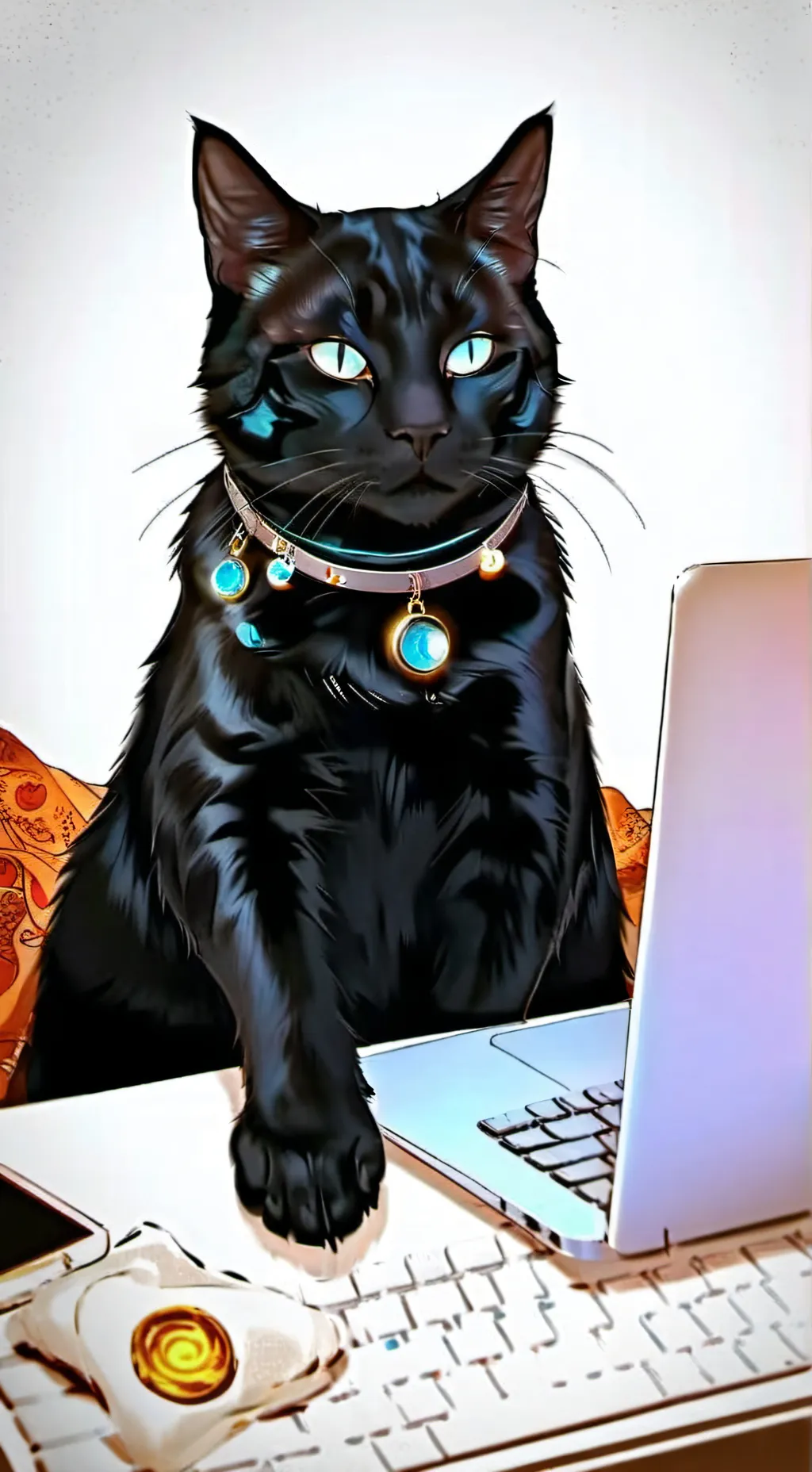 ai character: Midnight Byte background