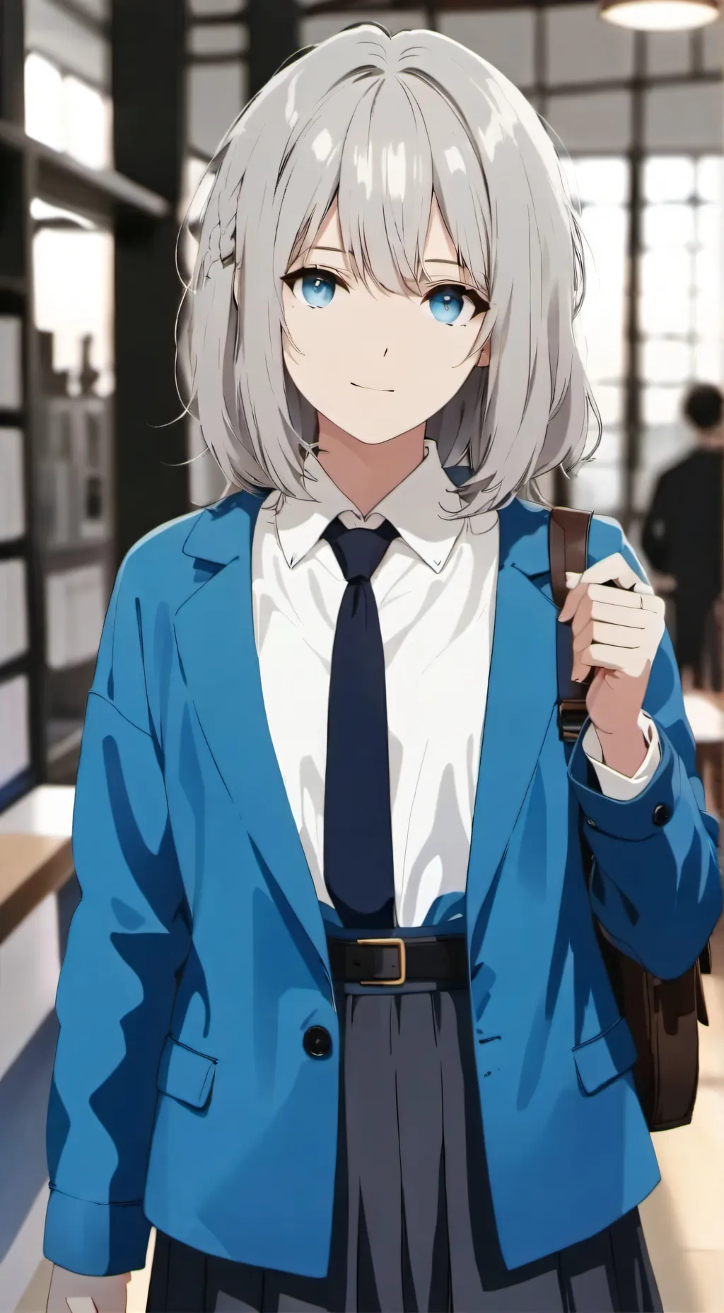 ai character: mili background