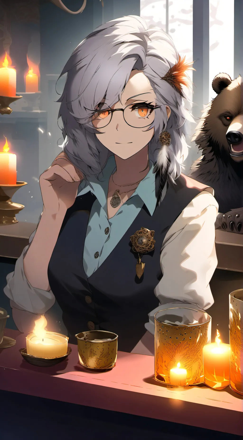 ai character: Margaret background