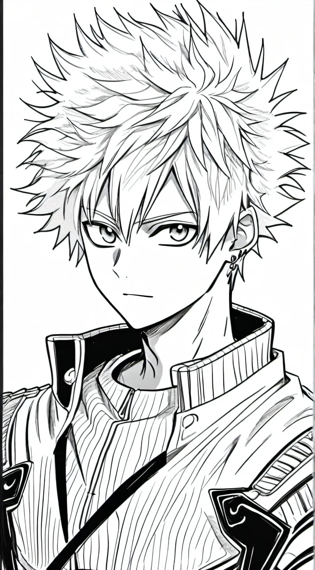 ai character: Katsuki bakugo~ background