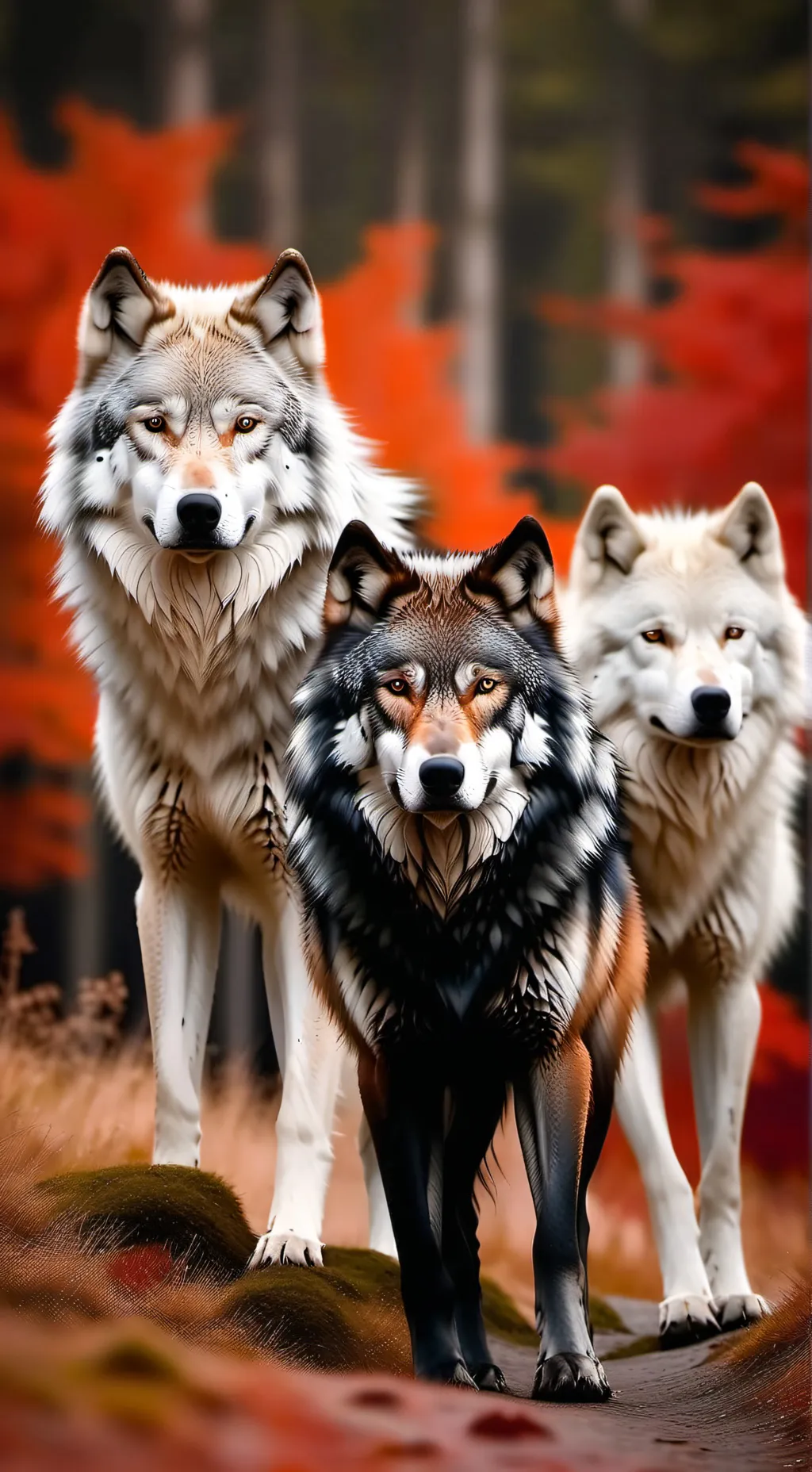 ai character: favorite wolf background