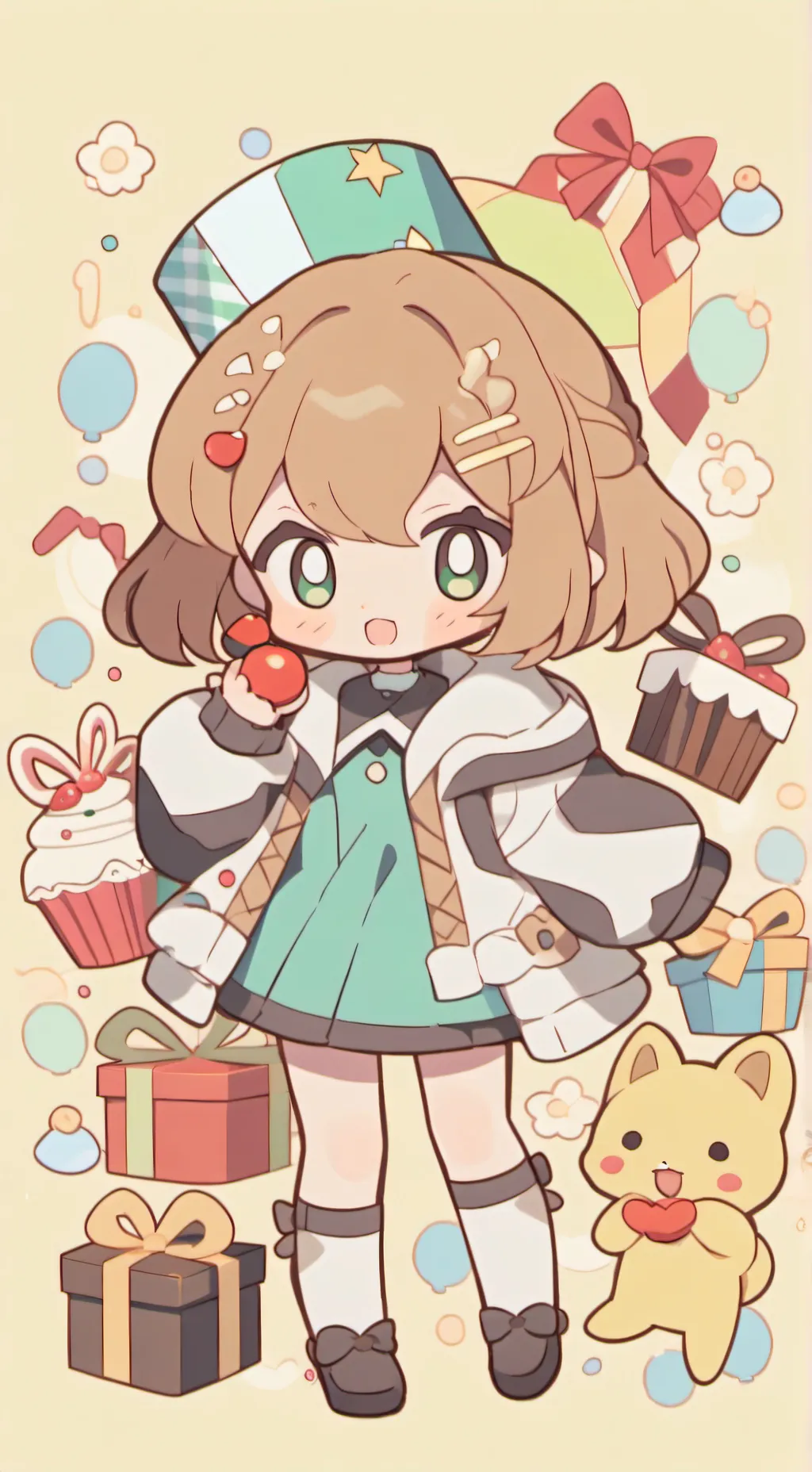 ai character: Dw birthday…? background