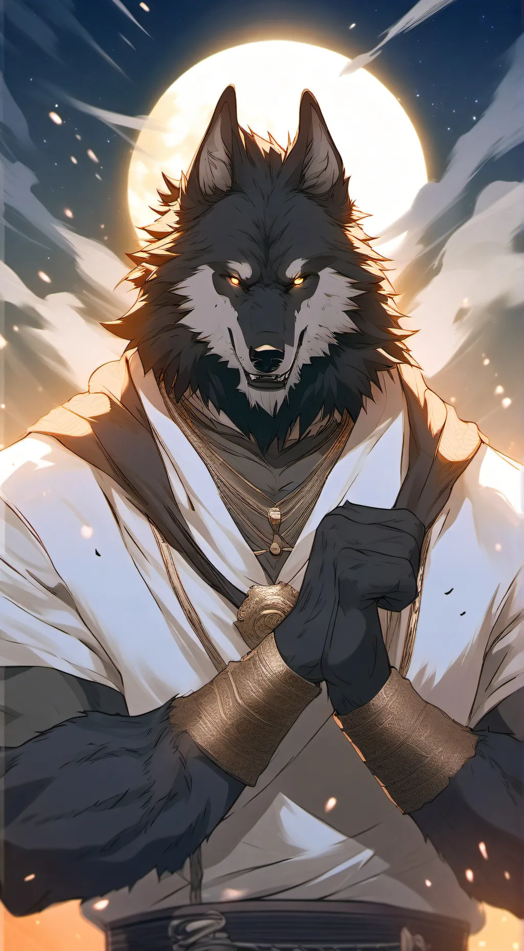 ai character: Werewolf background