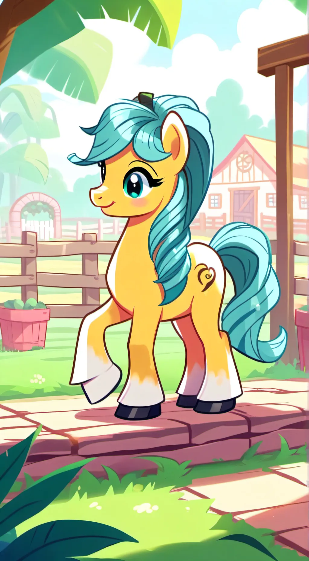 ai character: Banana  background