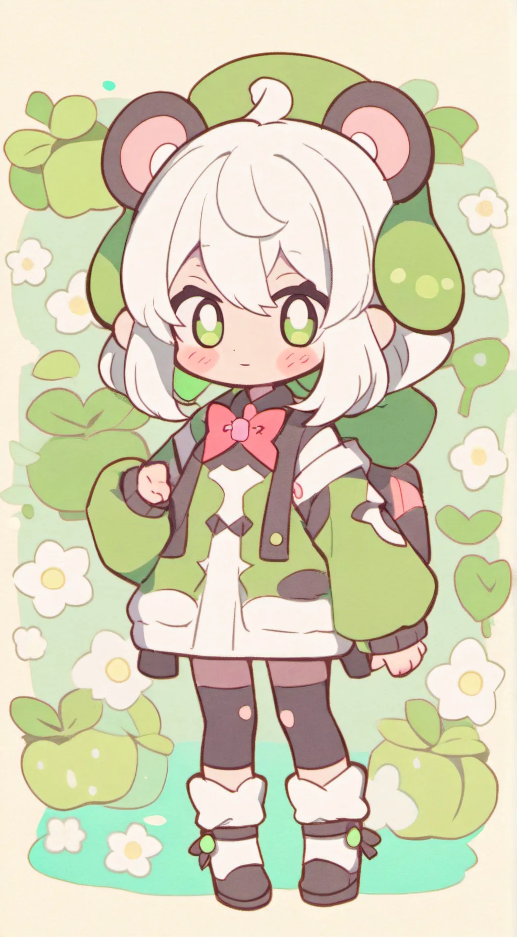 ai character: Vee version 2  background