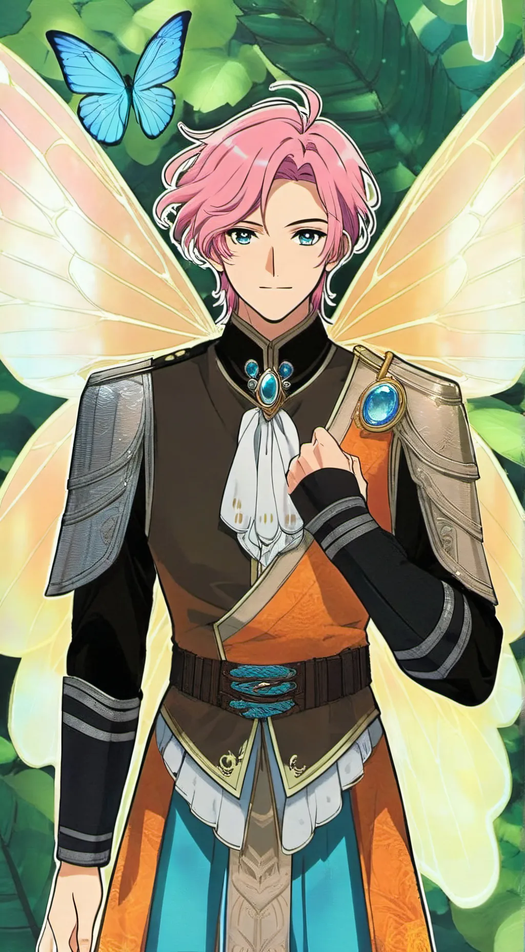 ai character: Caelum Brightglade background