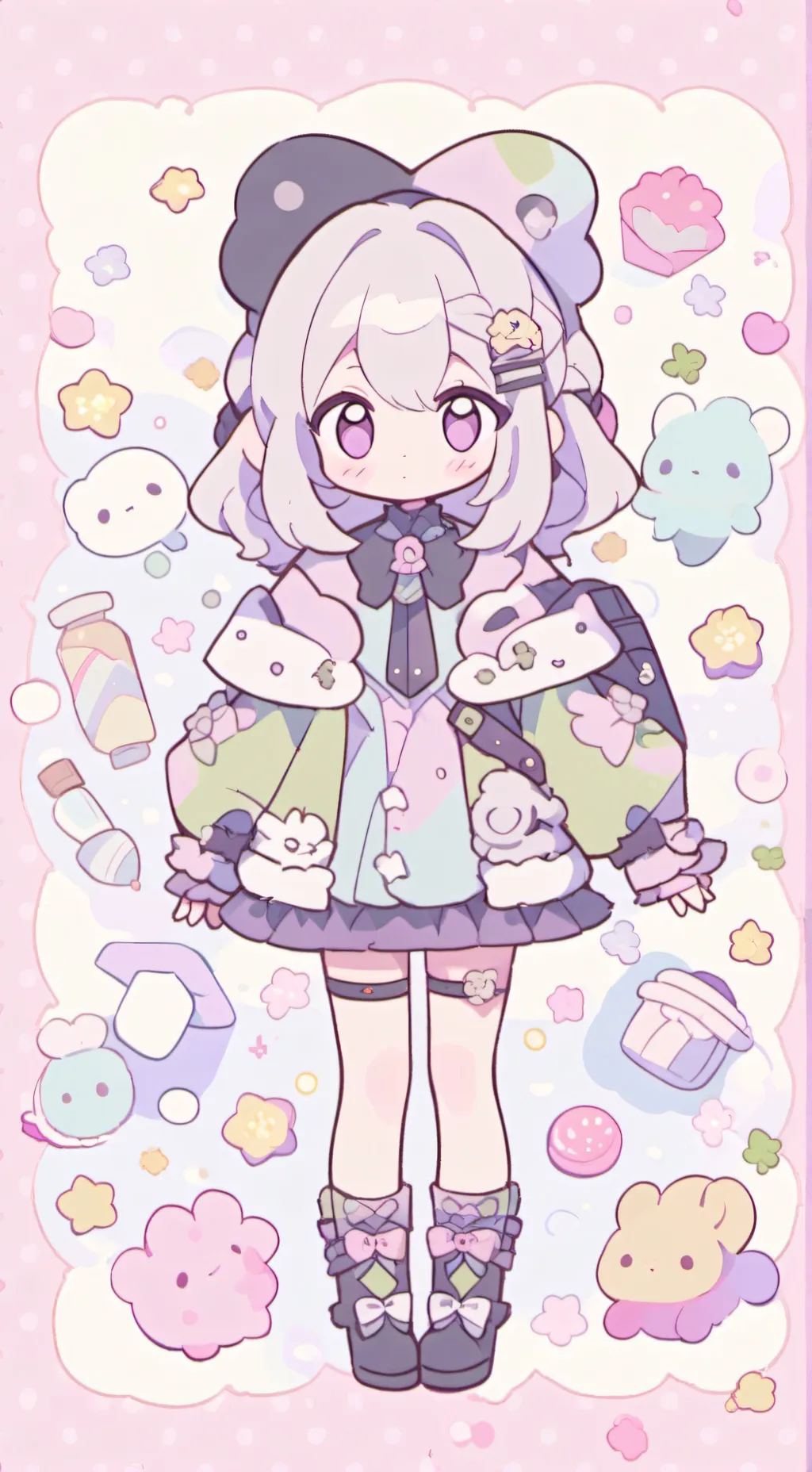 ai character: ella es Claudia  background
