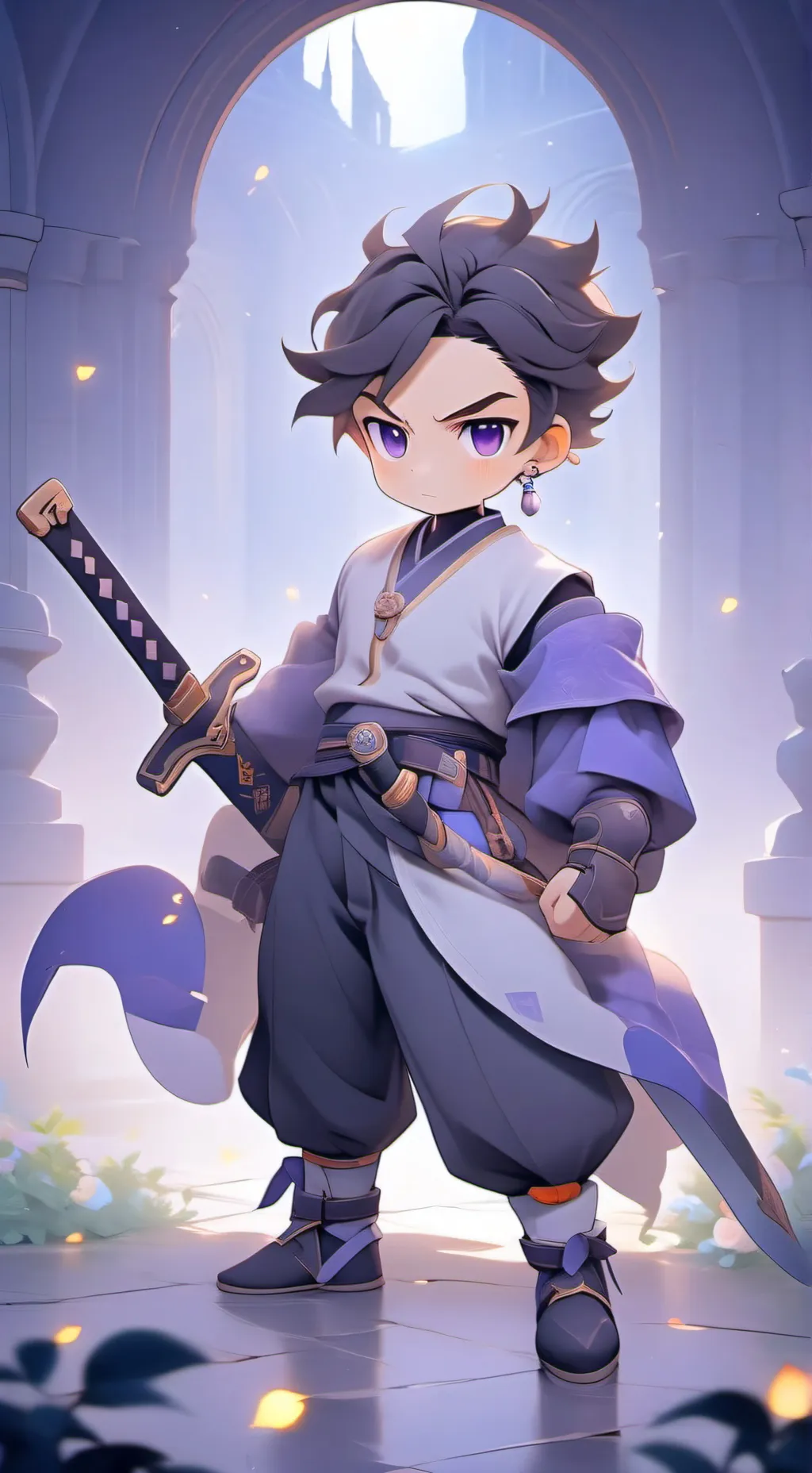 ai character: demon background