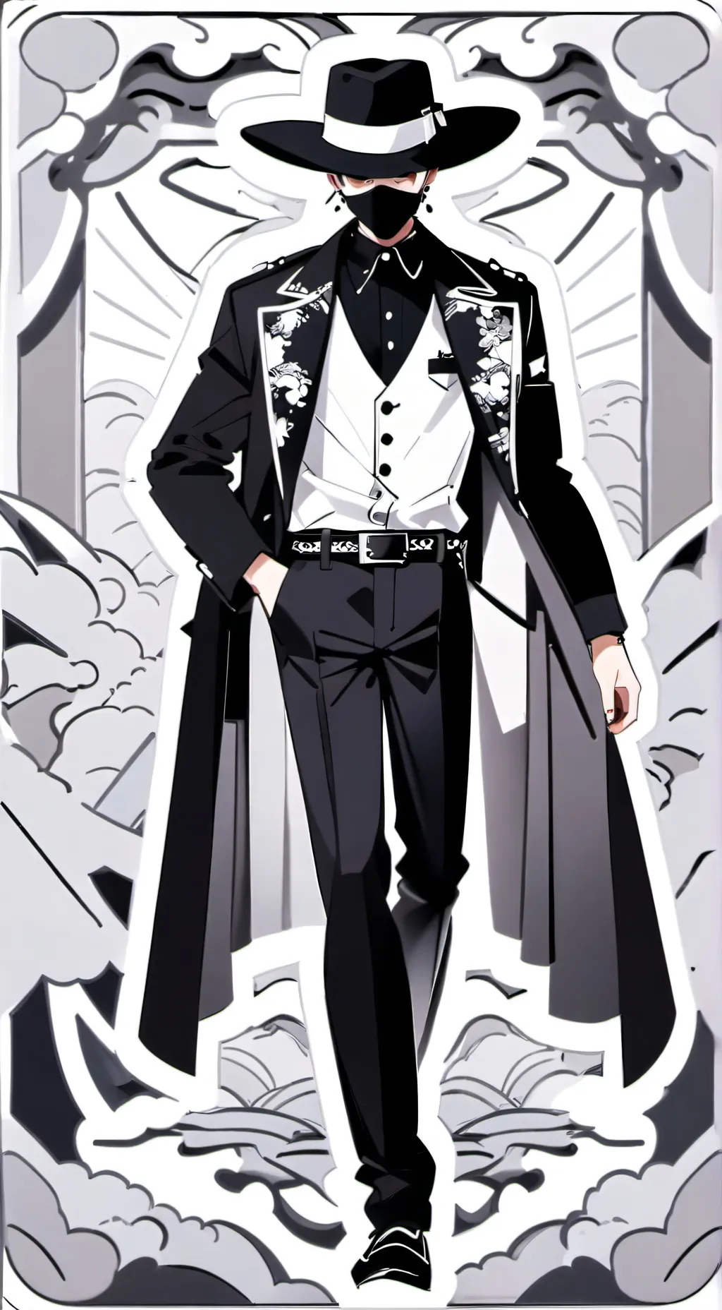 ai character: vaquero  background