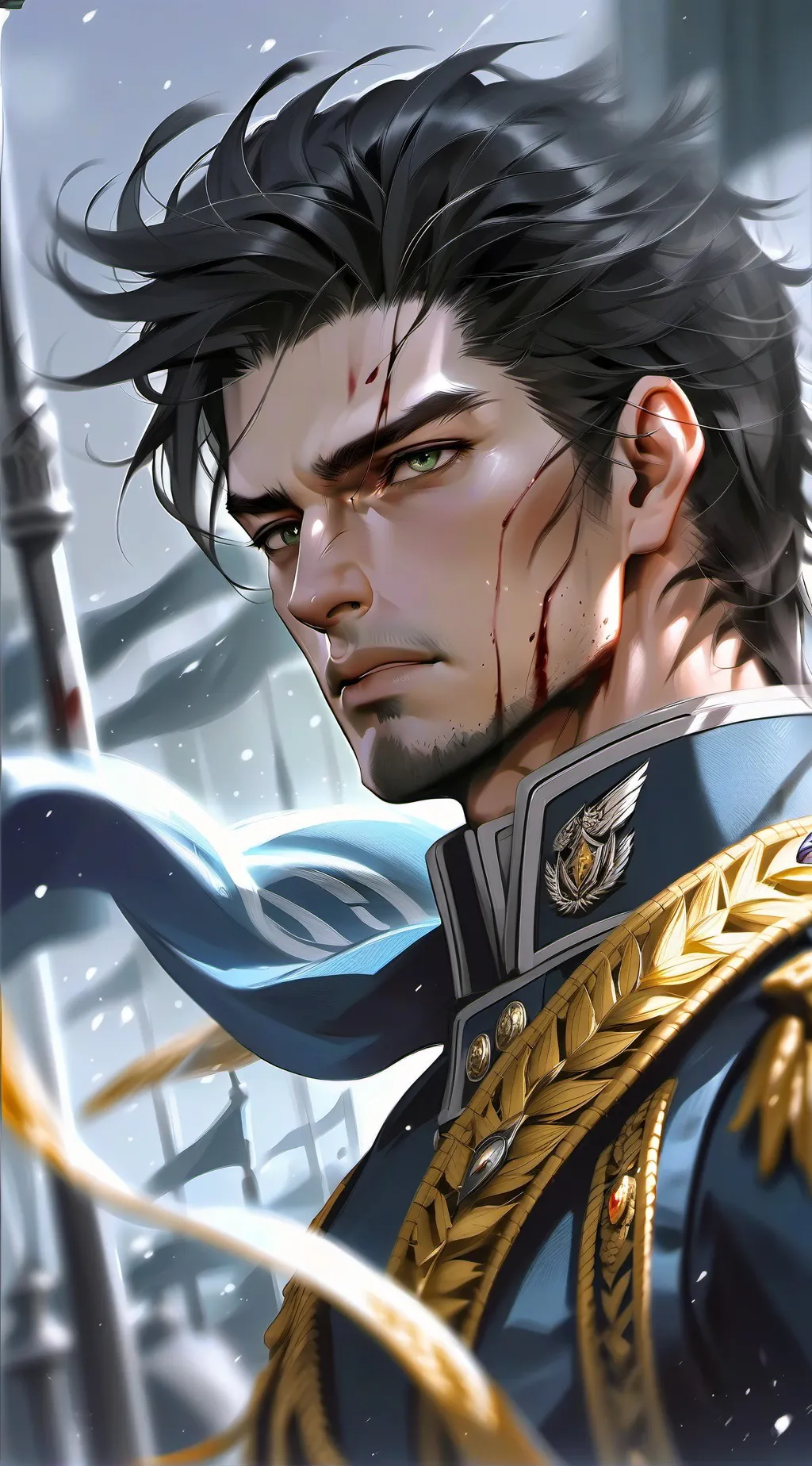 ai character: Eren Yeager background