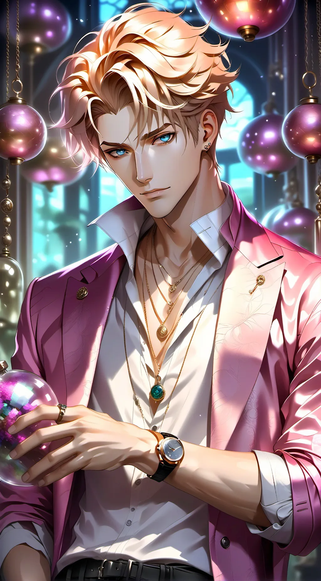 ai character: The Flaunting Friend background