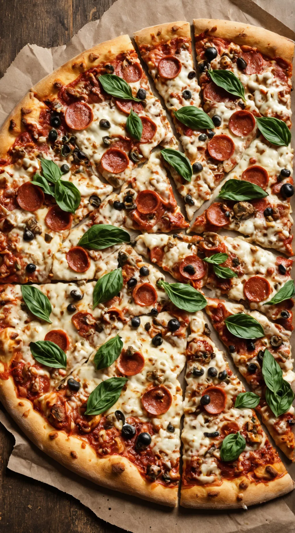 ai character: Pizza background