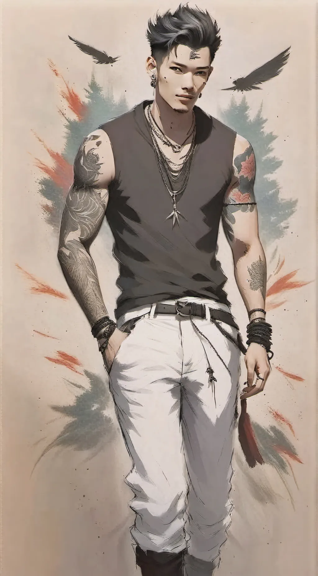 ai character: Markus background