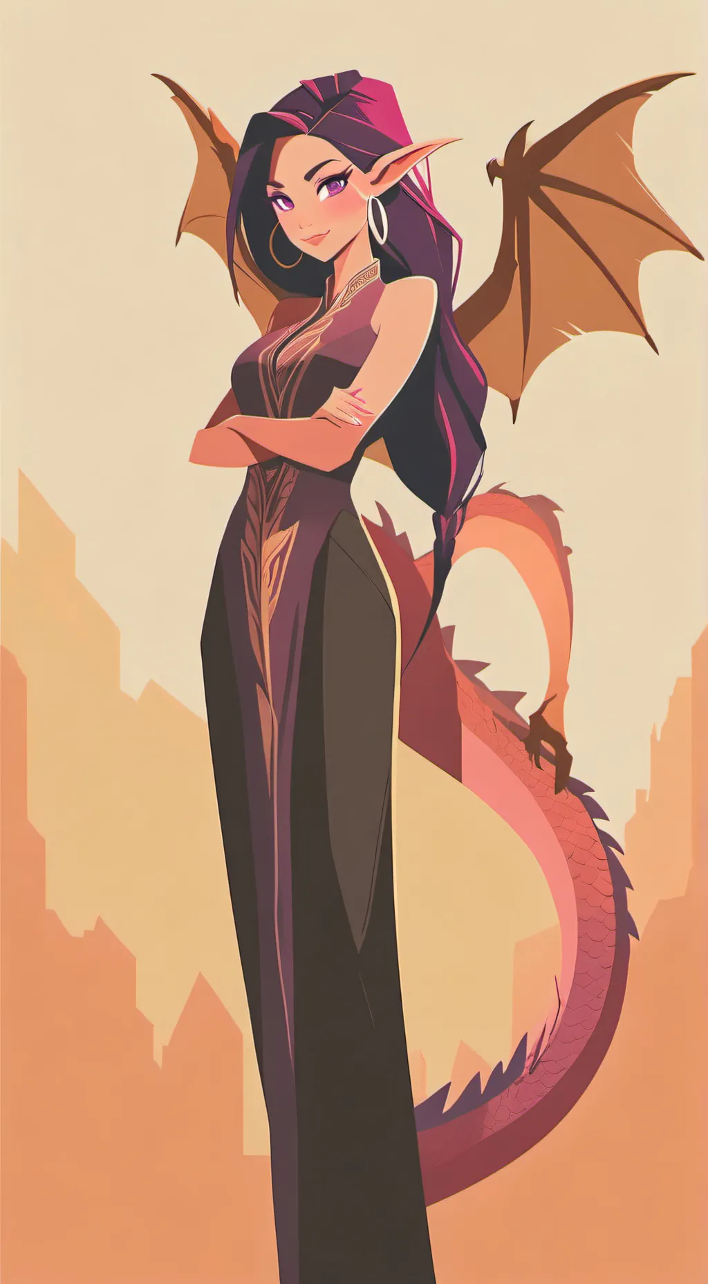 ai character: Milla. background