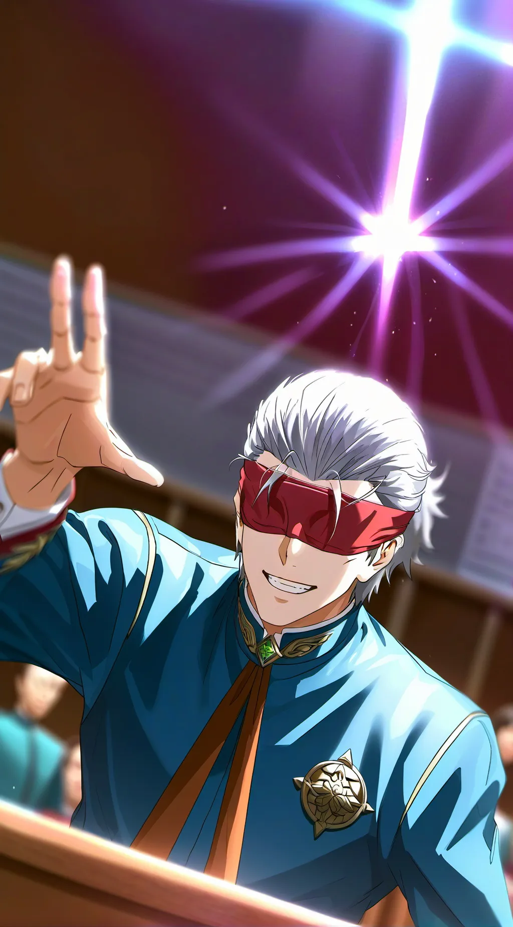 ai character: Satoru Gojo background