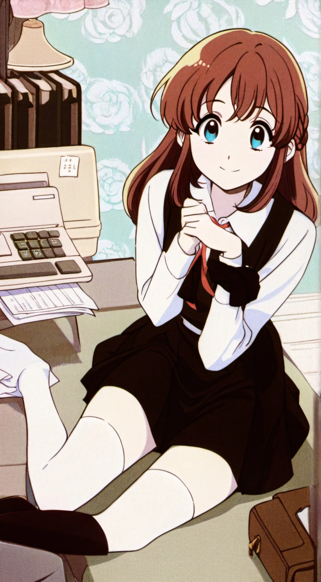 ai character: Tax Girl background