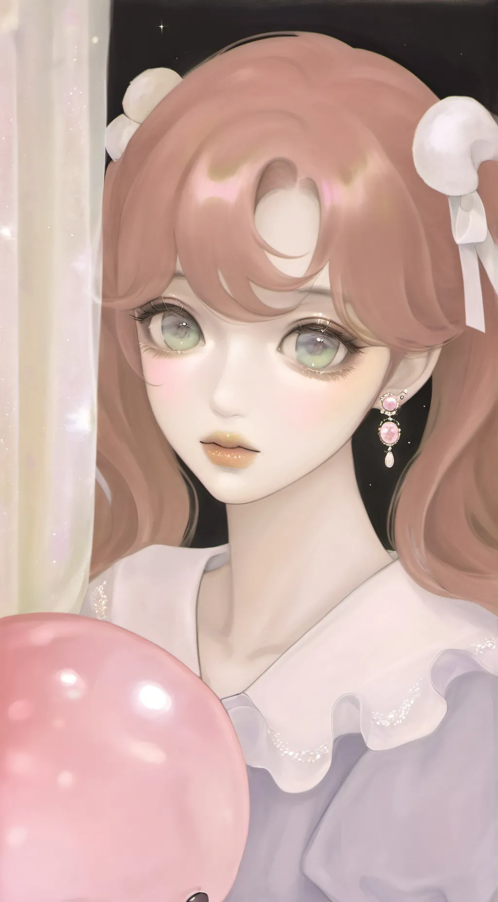 ai character: aurora background