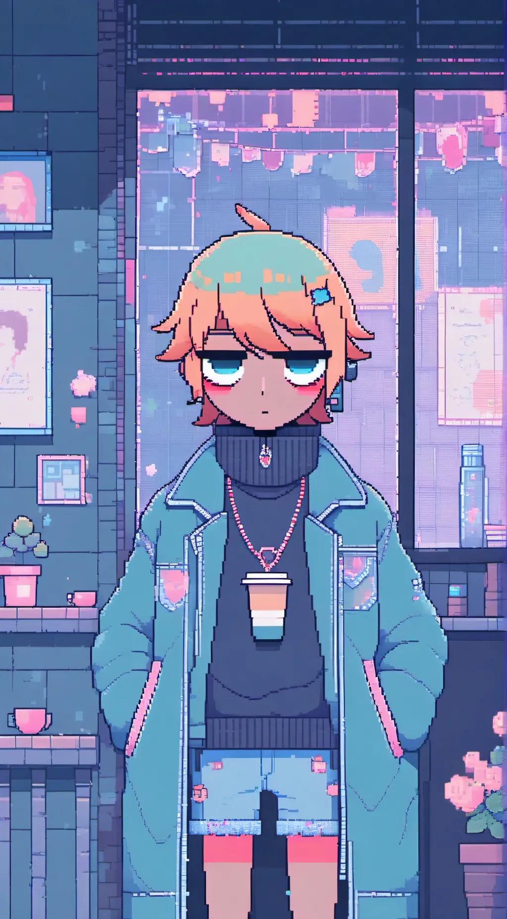 ai character: finn  background