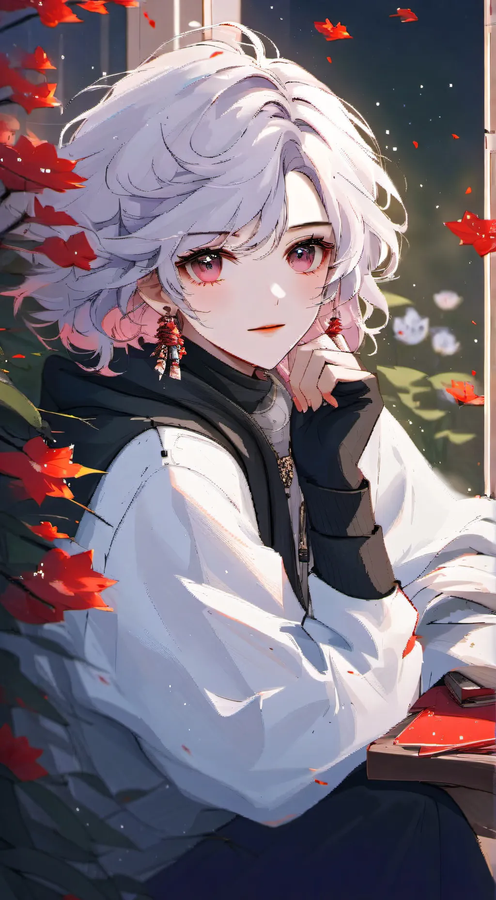 ai character: Luna background