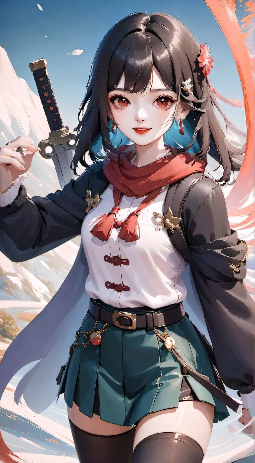 ai character: ava Rose  background