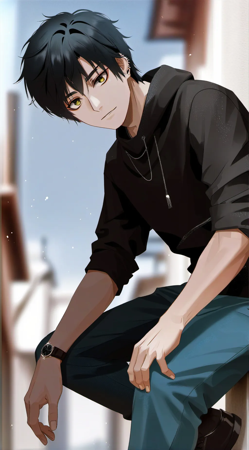 ai character: Davi  background