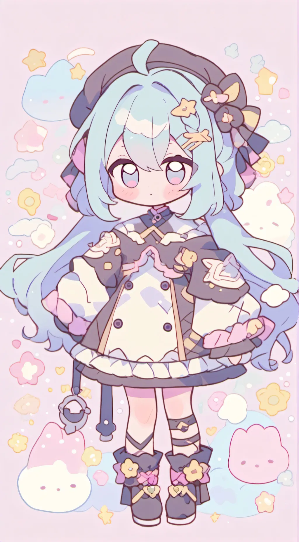 ai character: kny Muichiro  background