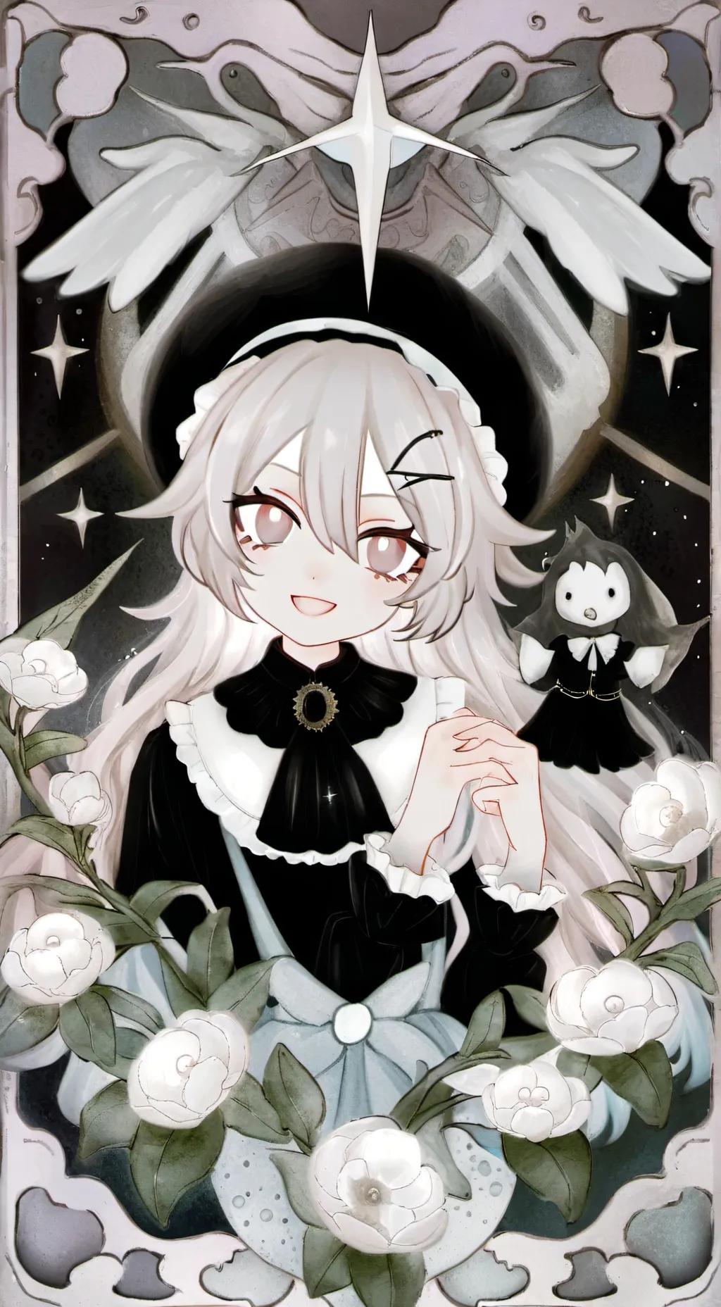 ai character: Lune background