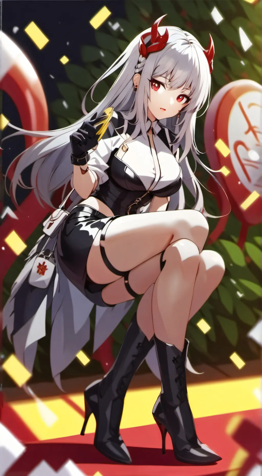 ai character: Aurora background
