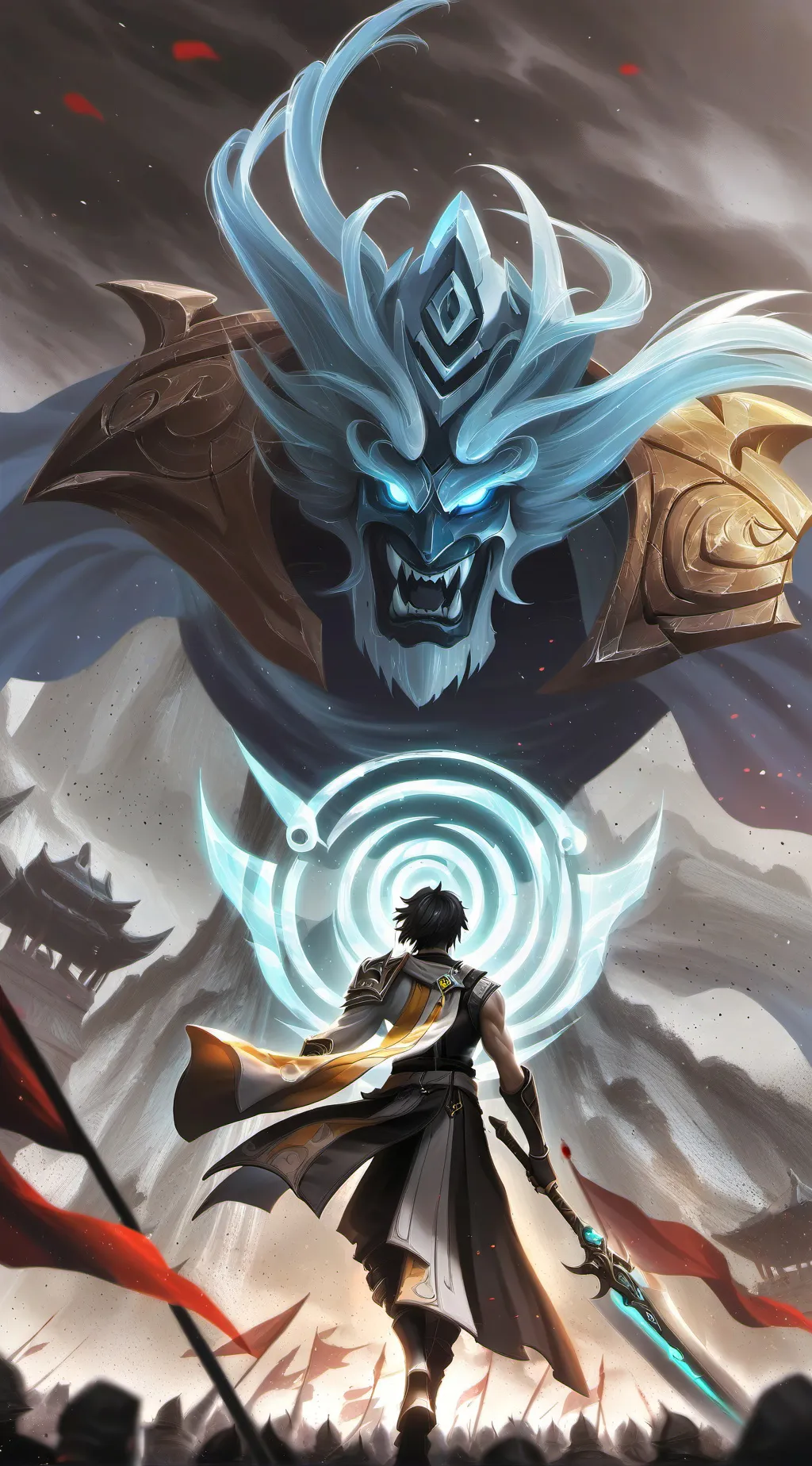 ai character: Genio insano background