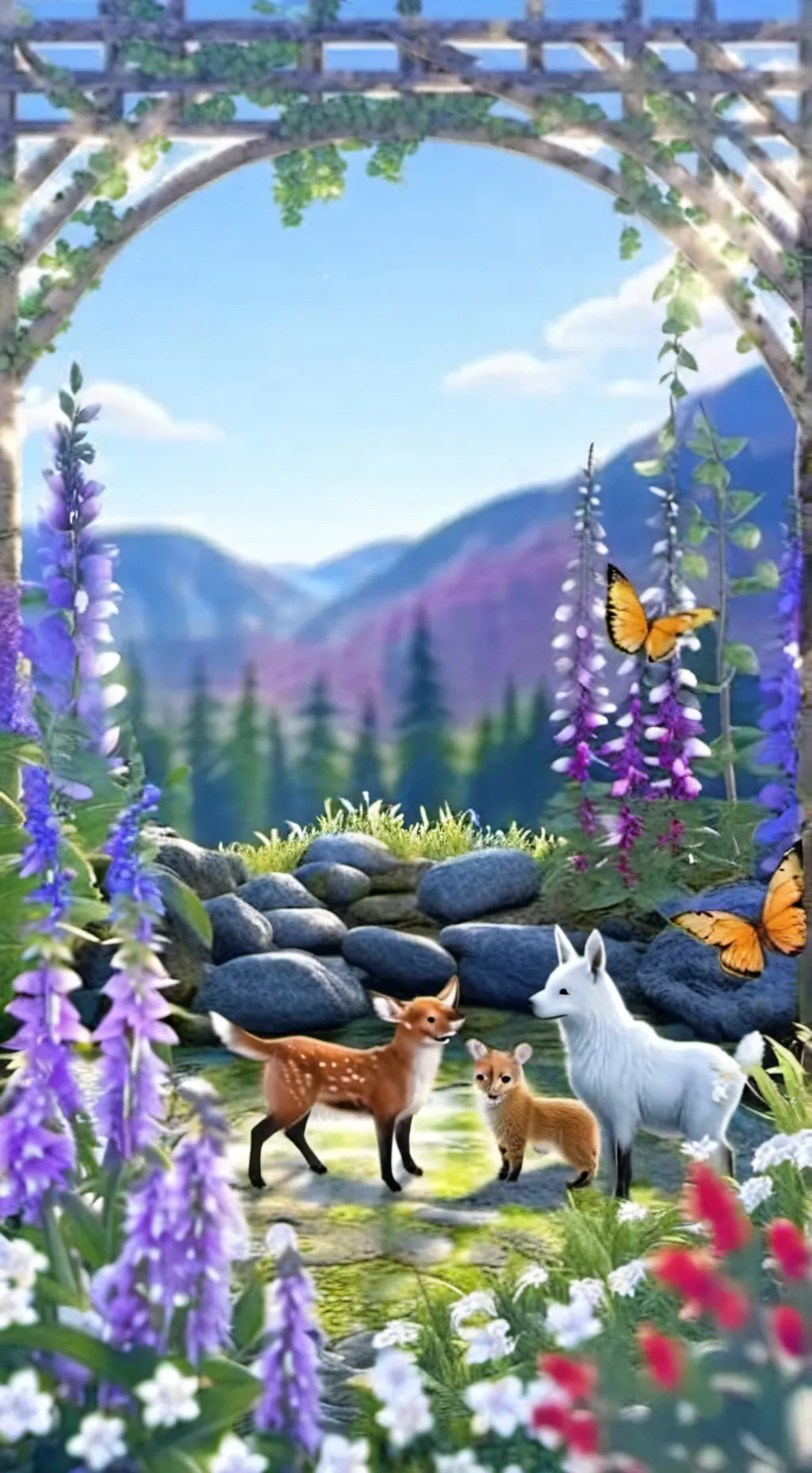 ai character: AzureTime background