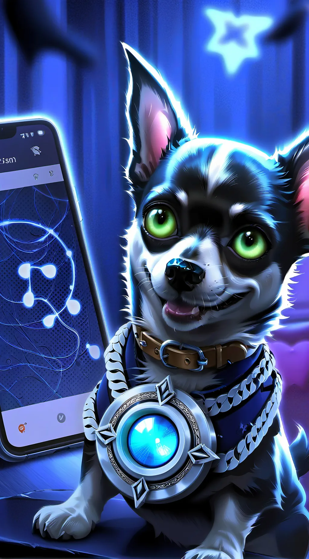 ai character: Byte background